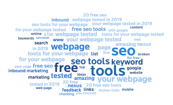 Keywords online seo 2019